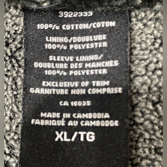 Emanuel Ungaro Cardigan sweater Jacket Sherpa Heathered Grey in size XL - Picture 3 of 11